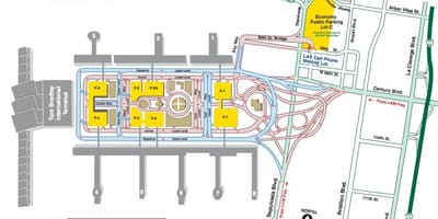 Atlanta flugvöllur delta terminal kort